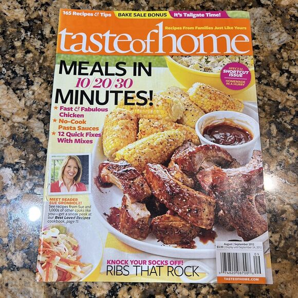 Lot Of 4 Taste Of Home Back Issues Recipes Magazines 2012 3 Holiday Magazines - Picture 10 of 11